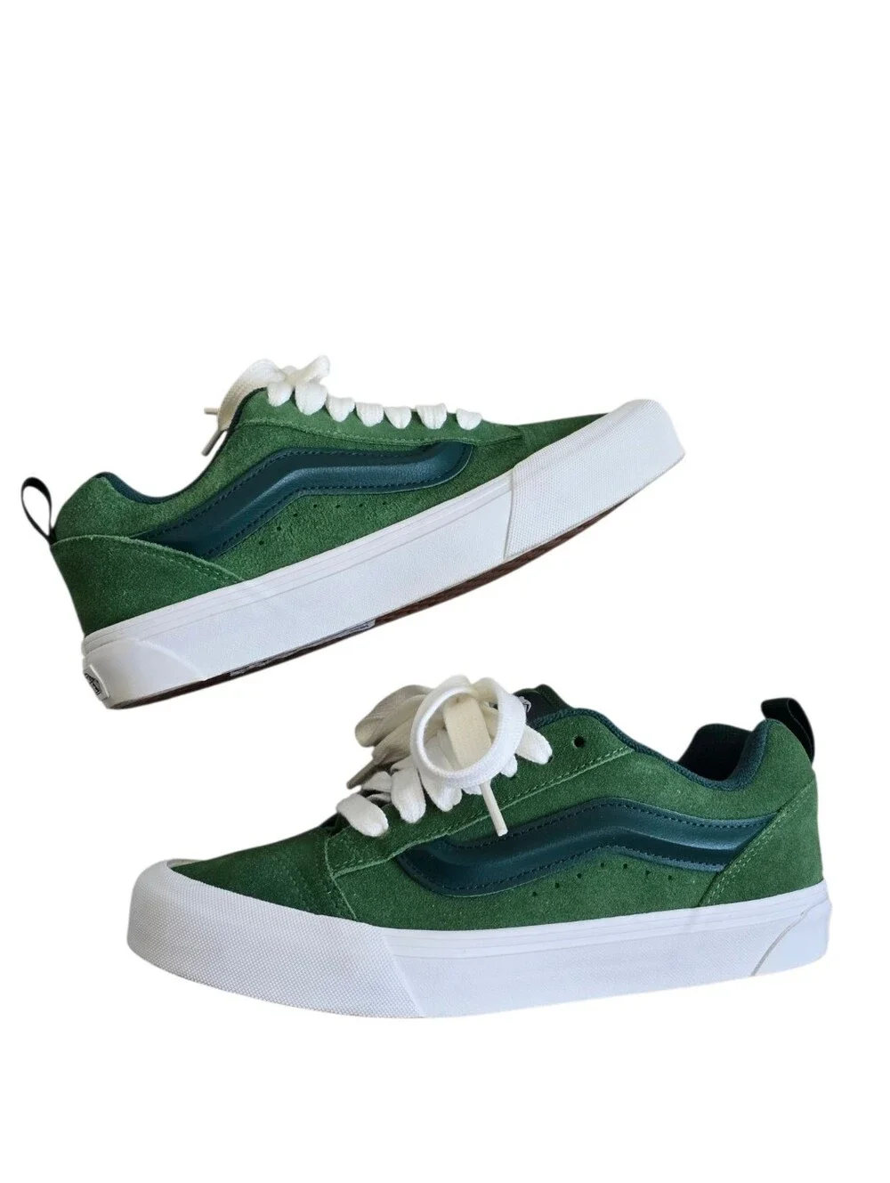 Vans Mwns Knu Skool low-top Green Suede sneakers Size 6.5